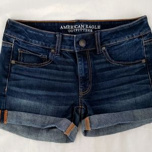 Jean stretchy shorts American Eagle